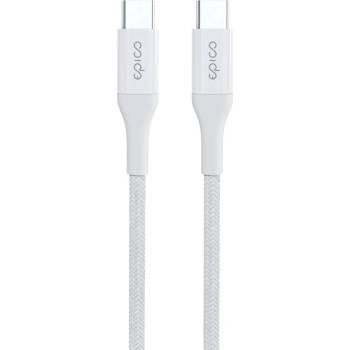 Image 1 of Epico Braided PD Cable 1.2m USB-C to USB-C - white (K-9915141100002)