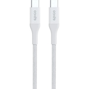 Epico Braided PD Cable 1.2m USB-C to USB-C - white (K-9915141100002)