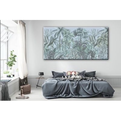 Divio Obraz na plátně tropické listy, vzor 41435 Velikost: 60x120 cm