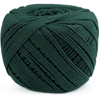 Bavlněná příze macrame Ø2-2,5 mm rozčesávací Varianta: 14 zelená tmavá, Balení: 1 ks 47282/109633/248267