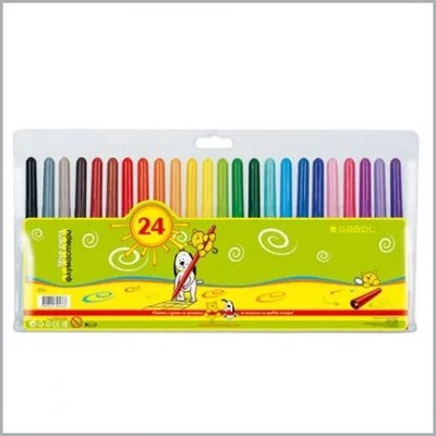 Gabol - Комплект флумастери - 24 цвята (9611)