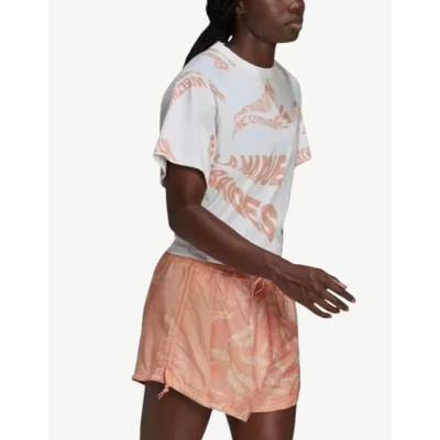 Adidas Allover Print 3-Stripes Tee White
