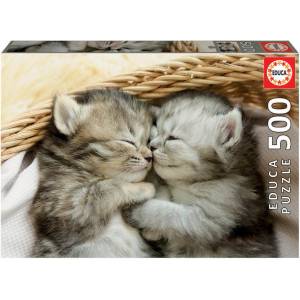 Educa Сладки котенца - пъзел 500 части