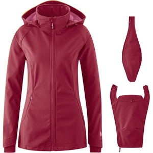 Mamalila Дамско софтшел яке Mamalila Women's Softshell-Tragejacke Allrounder Fit Softshell jacket - Burgundy - размер XS (103-2661-0311)