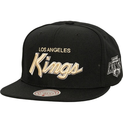 Mitchell & Ness Los Angeles Kings NHL Cream Script Snapback Vntg