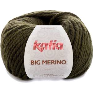 Katia Big Merino 17 Dark Green Плетива прежда (BM 17)