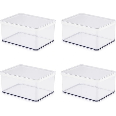 Rotho set Loft bílý 4x2,25L
