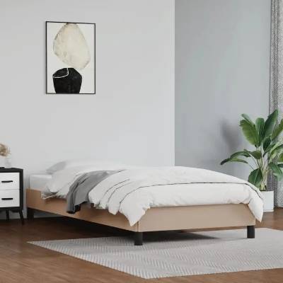 vidaXL 346891 Rám postele cappuccino umělá kůže