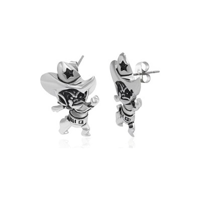 Piercingate náušnice kočičí šerif NAU00736