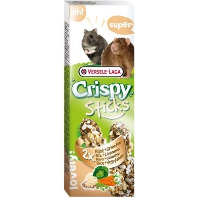 Versele-Laga Versele Laga Палки за гризачи CRISPY STICKS 2 бр. - ориз и зеленчуци
