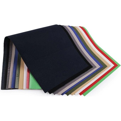 Nážehlovací záplata na textil 17×45 cm – žehlicí, pro opravy oděvů - 10 červená