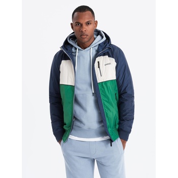 Ombre Clothing Мъжко спортно яке от полар с лек цвят зелено Ombre Clothing Ombre Clothing | Zelen | МЪЖЕ | S