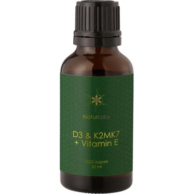 NaturLabs Vitamin D3 + K2 + E extra silný 1000 IU 30 ml