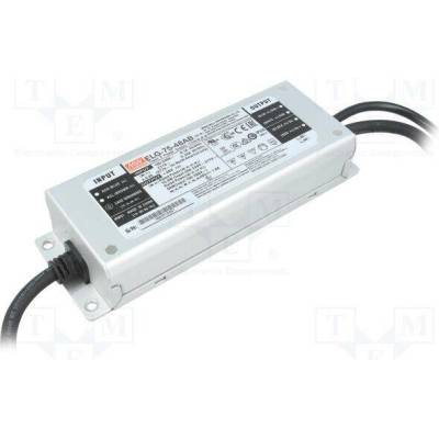 MEAN WELL ELG-75-48AB Napájecí zdroj: spínaný; LED; 76,8W; 48VDC; 0,8÷1,6A; 100÷305VAC