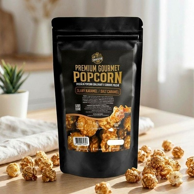 SnackAir Slaný karamel gourmet popcorn 100 g