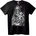 NOONEBRAND Тениска Готически Светец с Газова Маска - 2XL, White