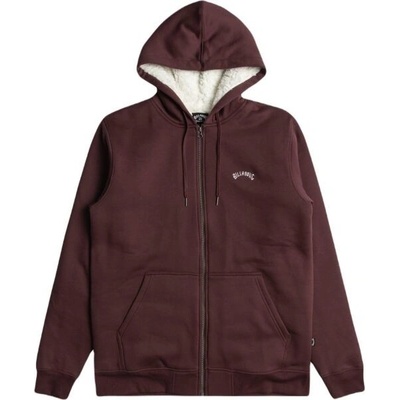Billabong ARCH SHERPA mikina vínová