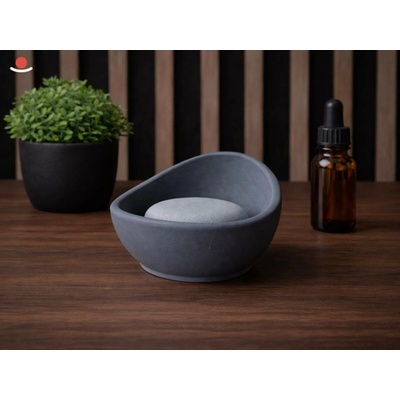 Aromakameny Tmavá Mizu Aroma kámen šedý 1 ks