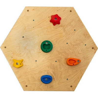 Duvlan hexagonálna lezecká stena 81x71 cm natural
