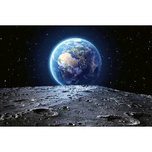 DIMEX ART Флизелинов фототапет планетата земя от луната 375 x 250 см