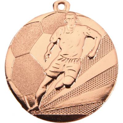 Medaile průměr 50 mm fotbal Bronzová