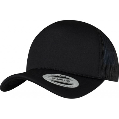 FLEXFIT Netz Cap Foam Trucker Curved Visor 6005FC Mehrfarbig Čierna/Čierna/Čierna