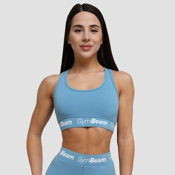 GymBeam Спортен сутиен Simple Steel Grey XL