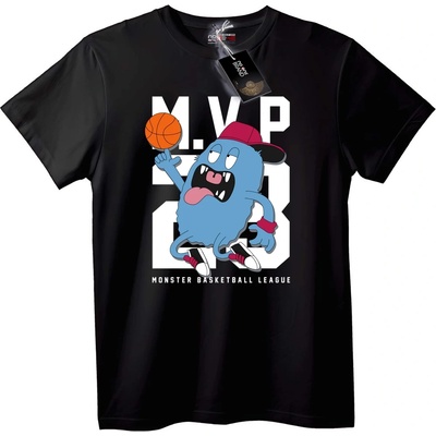 NOONEBRAND Тениска MVP чудовище баскетболист - 2XL, White