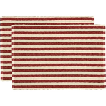 Södahl Подложки за хранене в комплект от 2 бр. със смес от юта 33x48 cm Statement Stripe - Södahl (33103)