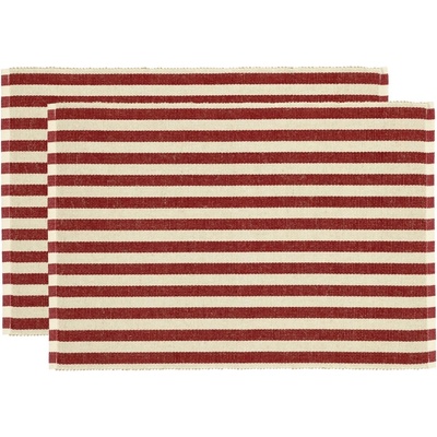 Södahl Подложки за хранене в комплект от 2 бр. със смес от юта 33x48 cm Statement Stripe - Södahl (33103)
