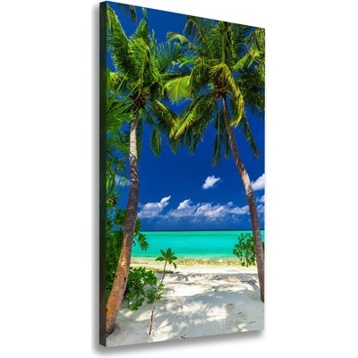 Vertikálny foto obraz na plátne Tropická pláž 50x100 cm
