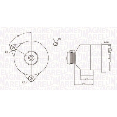 Alternátor MAGNETI MARELLI 063731872010