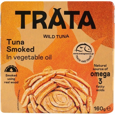 Trata tuňák uzený v rostlinném oleji 160 g