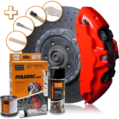 Foliatec Barva na brzdy, sada - Performance Red