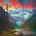 Norimpex - Puzzle Diamant painting: Sunset in the mountains 30x40cm - 1 - 39 piese