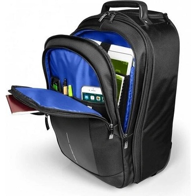 POort designes Chicago evo backpack trolley 15,6’’ notebook 10,1" tablet 170231 čierna