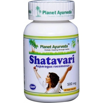 Planet Ayurveda Shatavari extrakt 4:1 500 mg 60 kapslí