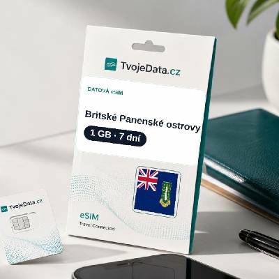 eSIM Britské Panenské ostrovy 1 GB / 7 dní