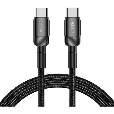Tech-Protect USB-C към USB-C кабел за устройства с USB-C порт (200 см) - Tech-Protect Ultraboost Evo USB-C to USB-C Cable 100W (черен) (THP2595)