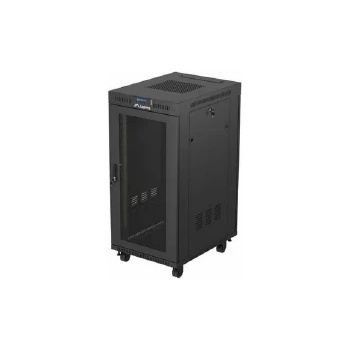Lanberg Rack Cabinet 19 Free-Standing 24U/600X800 (FlAT Pack) With Mesh Door (FF01-6824-23BL)
