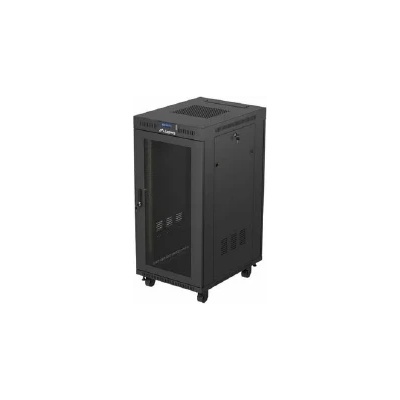 Lanberg Rack Cabinet 19 Free-Standing 24U/600X800 (FlAT Pack) With Mesh Door (FF01-6824-23BL)