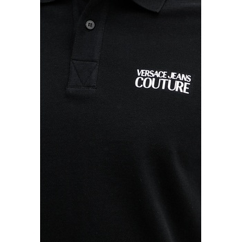 Versace Jeans Couture Памучна тениска с яка Versace Jeans Couture (78GAG623.J0003)