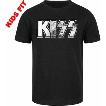 METAL-KIDS детска тениска KISS - (Distressed Logo) - черно/ бяло - METAL-KIDS - 360.25. 8.7