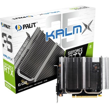 Image 1 of Palit GeForce RTX 3050 KalmX 6GB GDDR6 (NE63050018JE-1070H)
