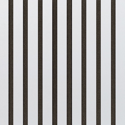 Archo - Akustický panel Design line CPL Bílá premium na černém filcu 2600 x 400 x 21 mm