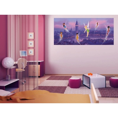 AG Design FTDNH-5306 Dětská vliesová fototapeta Fairies in London rozměry 202 x 90 cm