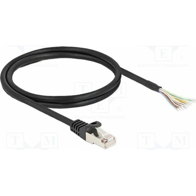 Delock 80205 Patch S/FTP RJ50 vidlice 1m černý