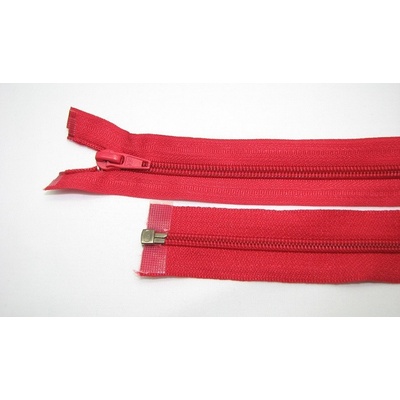 Zips špirála deliteľný 5mm - dĺžka 75cm,červený