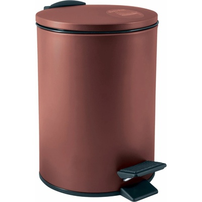 Spirella pedálový odpadkový koš ADELAR, burgundy, ocel, 3 L 10.22678