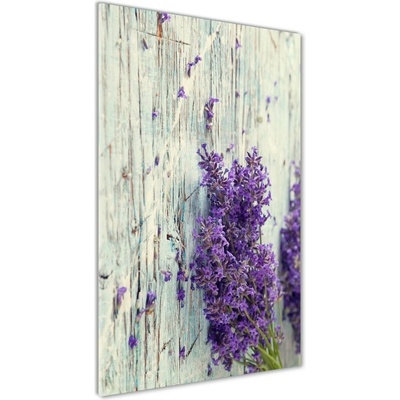 Vertikálny foto obraz sklenený Levanduľa na strome 50x100 cm